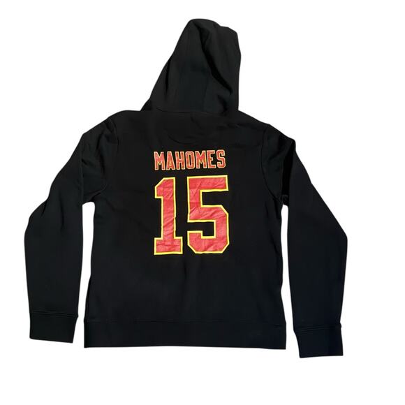 NWT! Fanatics Patrick Mahomes Black Kansas City Chiefs Pullover Hoodie - Size M - Picture 4 of 5